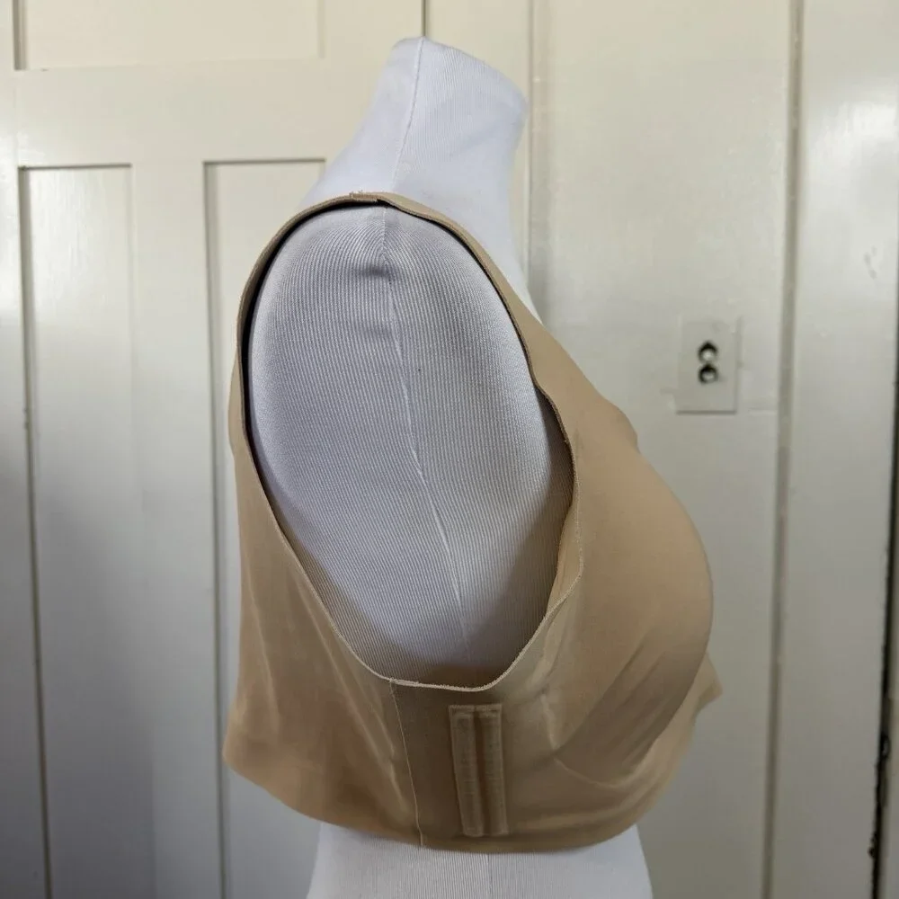 HONEYLOVE V‎ Neck Bra Sand Beige Wireless 1X Seamless Padded (removable)